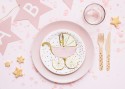 20 Serviettes de table Poussette - rose clair - 14x15 cm