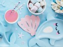 20 serviettes "coquillage rose"