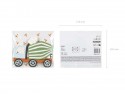 20 Serviettes de table Camion toupie