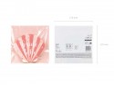20 Serviettes de table Coquille Bride to be - rose