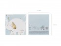 12 Serviettes de table Eléphant - blanc