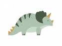 12 serviettes "dinosaures triceratops"