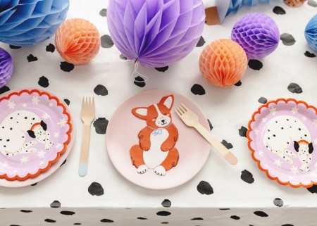 12 Serviettes de table Corgi