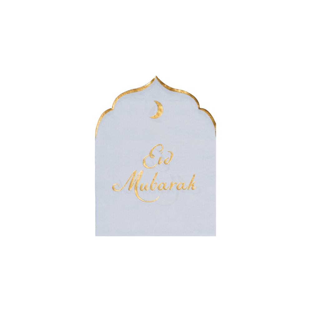 12 Serviettes Eid Mubarak