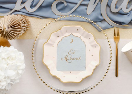 12 Serviettes Eid Mubarak