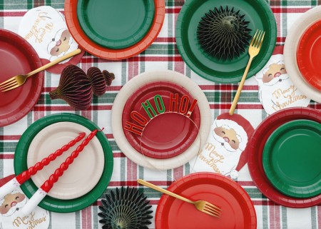 12 Serviettes Père Noël