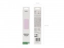 12 Pailles en plastique - violet