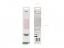 12 Pailles en plastique - rose