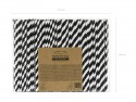 250 Pailles en papier - noires