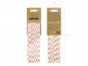 10 pailles rayures rose gold