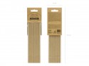 20 pailles unies kraft
