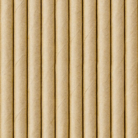 250 Pailles en papier - kraft