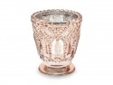 4 Bougeoir - or rose - 8cm