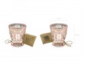 4 Bougeoir - or rose - 8cm
