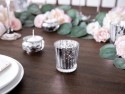4 Bougeoir - argent - 6cm
