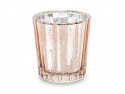 4 Bougeoir - or rose - 6cm