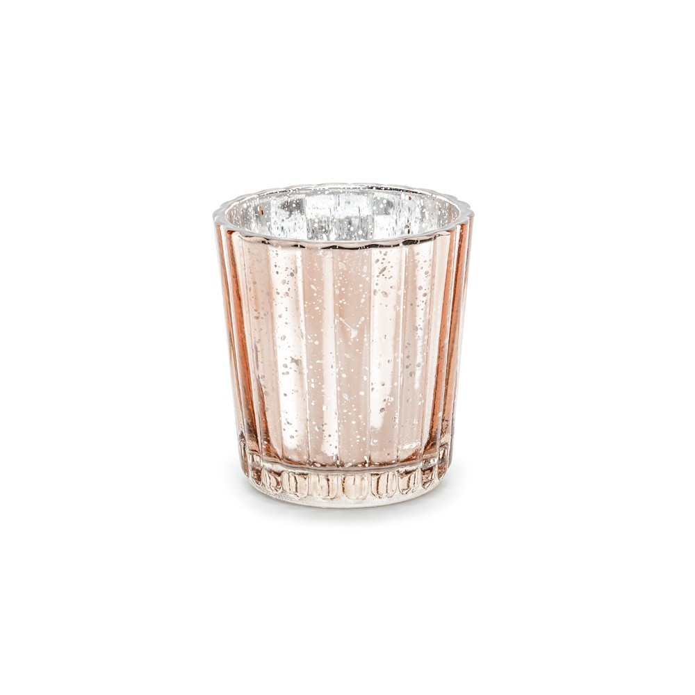 4 Bougeoir - or rose - 6cm