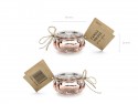 4 Bougeoir - or rose - 3cm