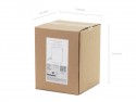 Tube en verre pour bougies - 17 cm