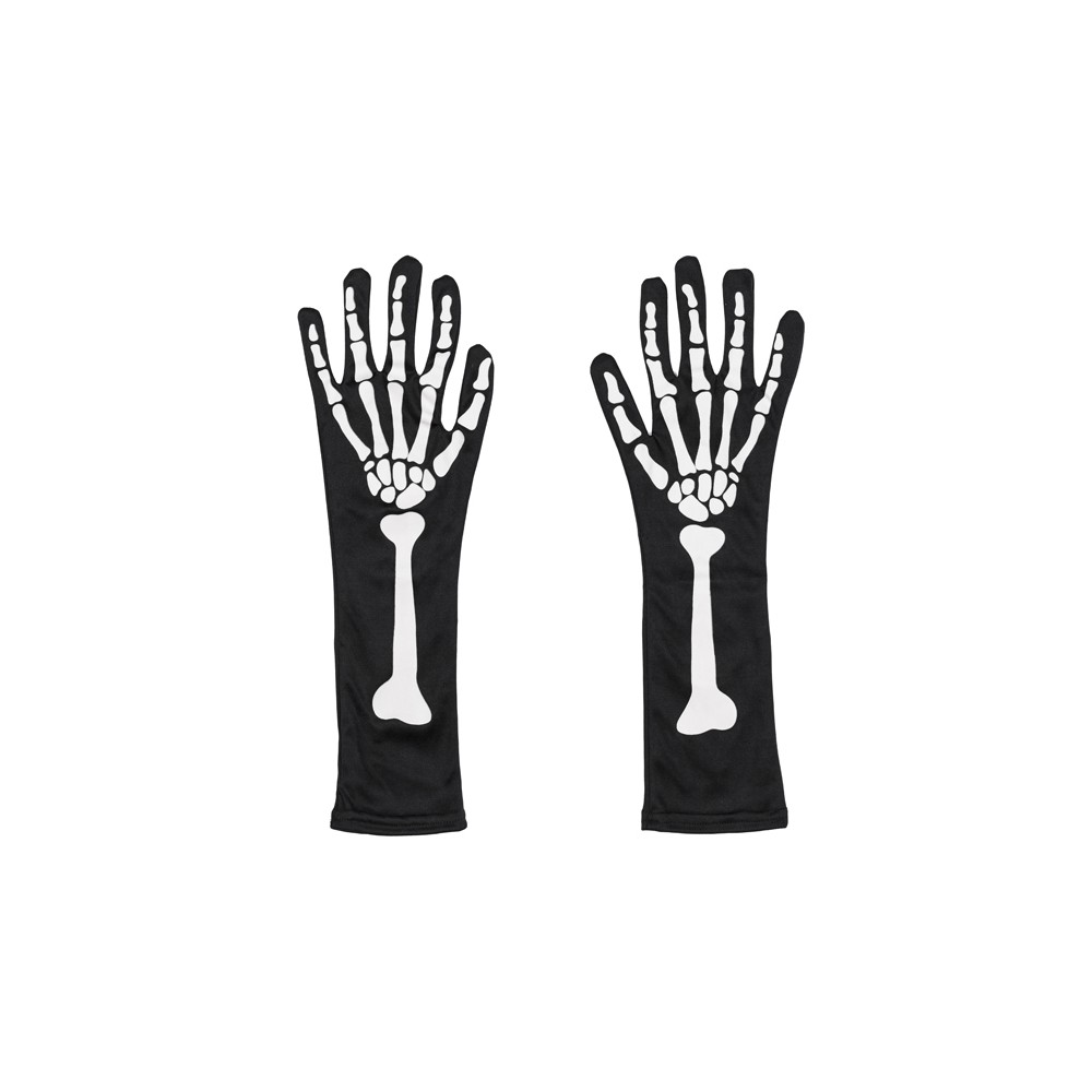 Gants brillants dans le noir - noir