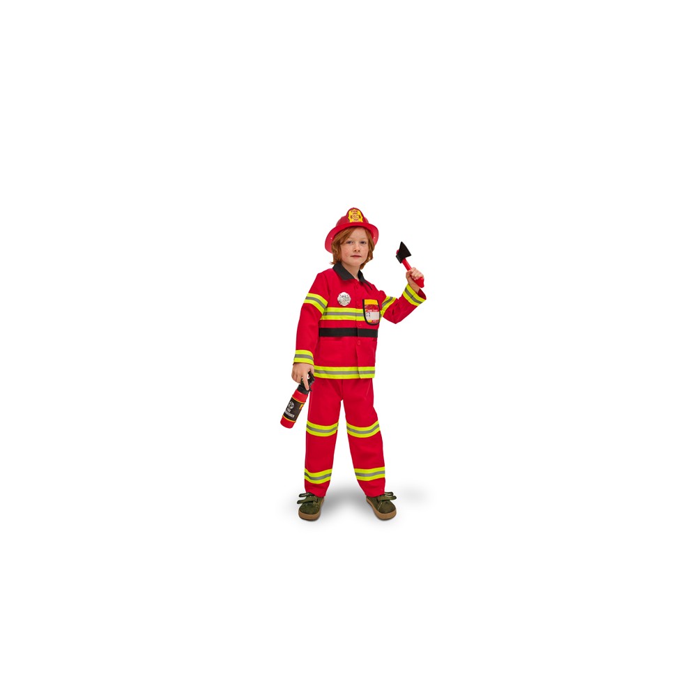 Costume de pompier - taille 96 -116 cm