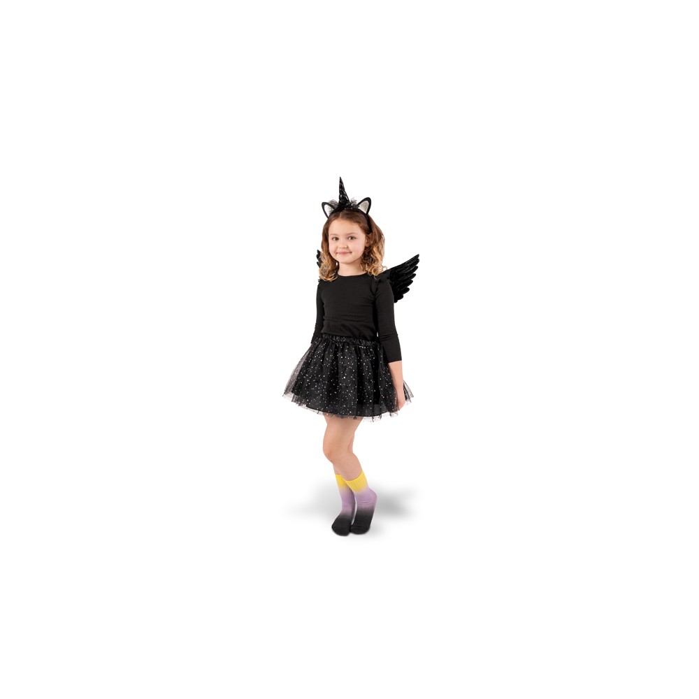 Costume de licorne - noir - taille 116 -128 cm