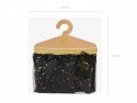 Jupe en tulle noir et étoiles dorées