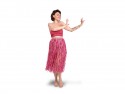 Jupe en raffia - taille adulte - rose