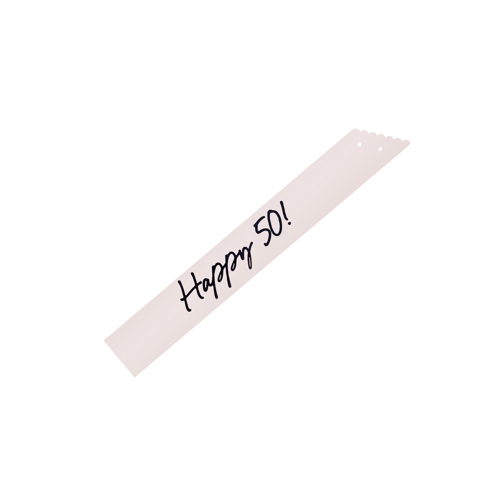 Echarpe Happy 50 - crème