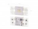 10 Bougies chauffe -plat - coeur - blanc