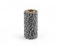 50 m ficelle baker twine noir & blanc