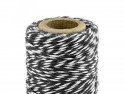 50 m ficelle baker twine noir & blanc