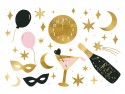 10 Tatouage temporaire New Year's Eve
