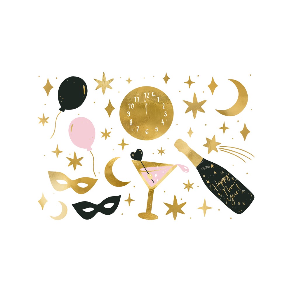 10 Tatouage temporaire New Year's Eve