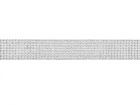 Ruban en strass - argent -...