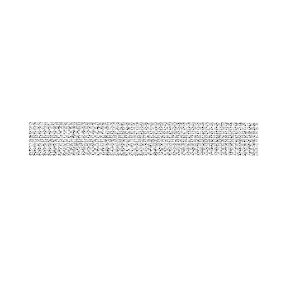 Ruban en strass - argent - 4x900cm