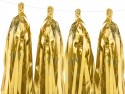 12 tassel dorées