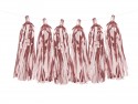 15 tassel rose gold