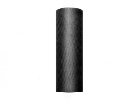 Tulle uni - noir