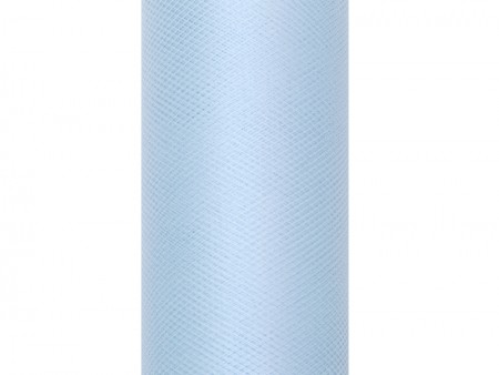 Tulle uni - bleu