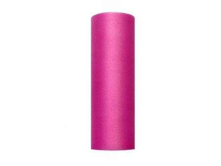 Tulle uni - fuchsia