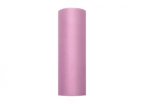 Tulle uni - rose poudré