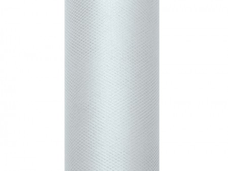 Tulle uni - gris