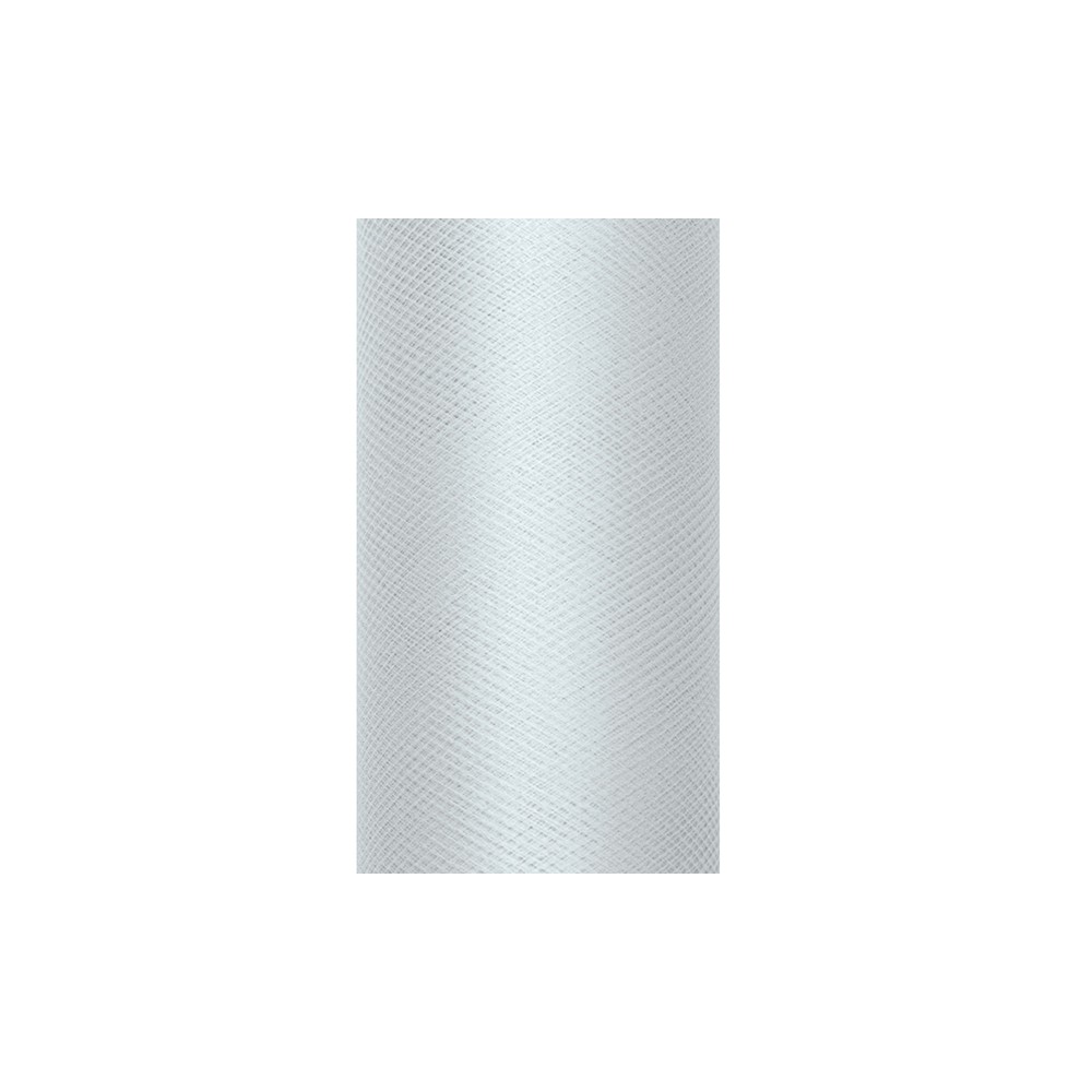 Tulle uni - gris
