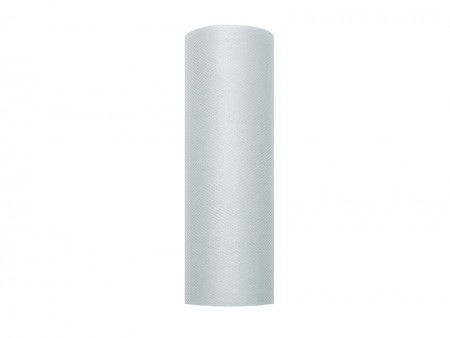 Tulle uni - gris