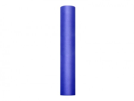 Tulle uni - bleu marine