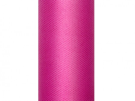 Tulle uni - fuchsia