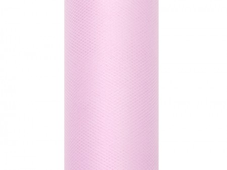 Tulle uni - rose clair