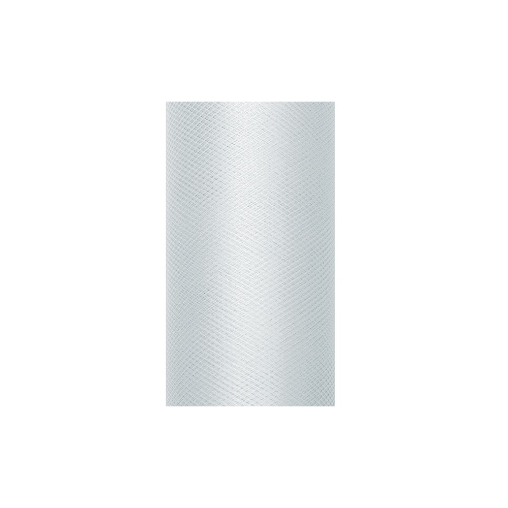 Tulle uni - gris