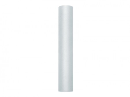 Tulle uni - gris